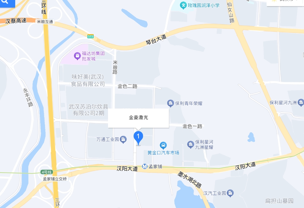 金豪激光地图地址